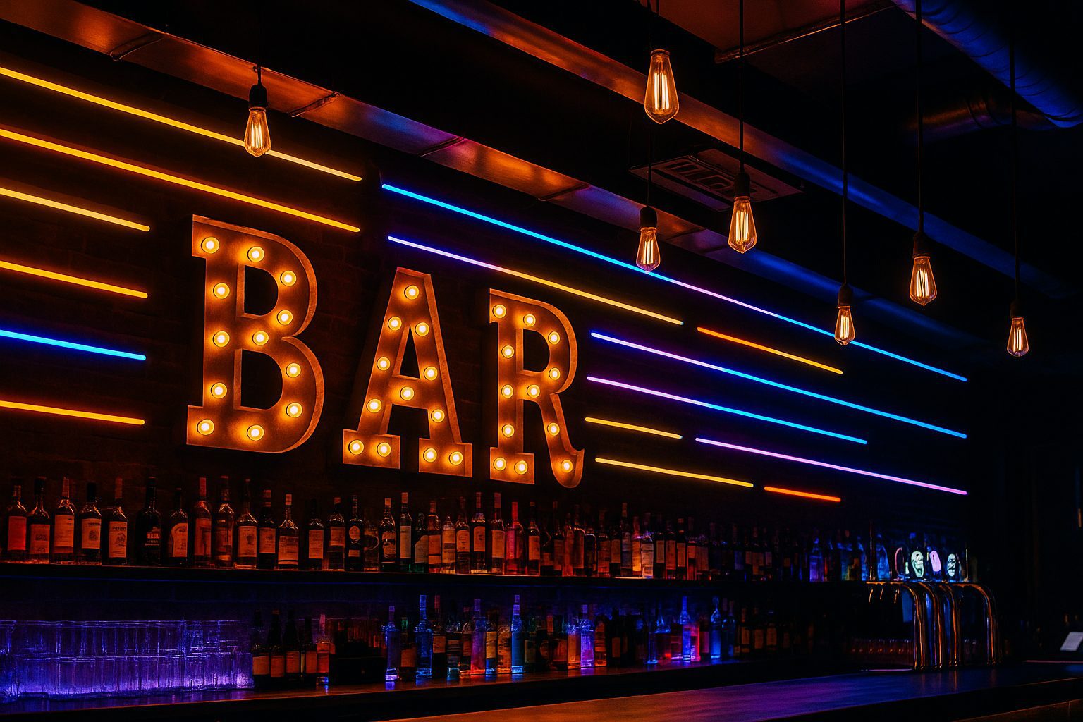 Iluminación para bares y pubs